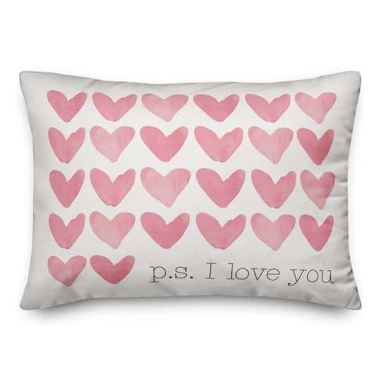 P.S. I Love You Throw Pillow